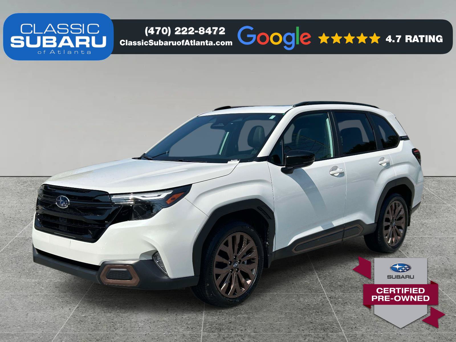 Certified 2026 Subaru Forester Sport w/ Sport Package