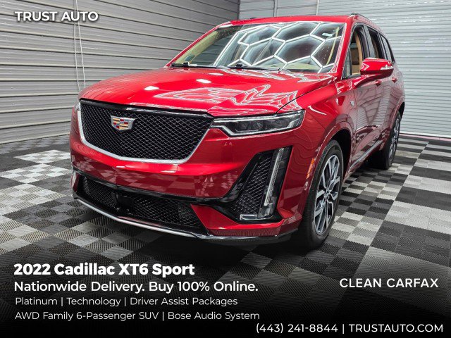 Used 2022 Cadillac XT6 Sport w/ Platinum Package