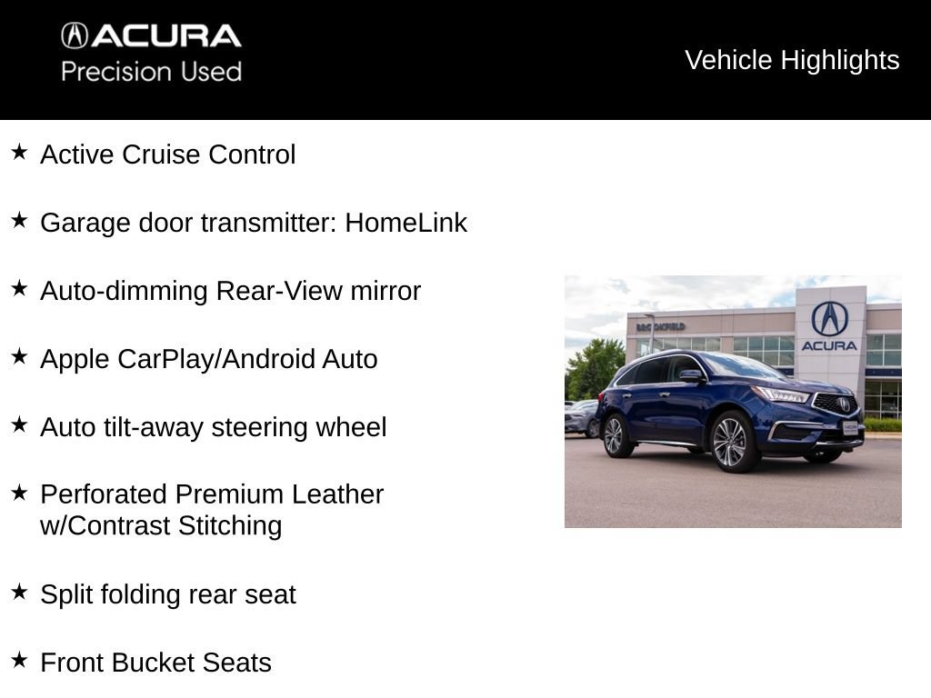 Certified 2020 Acura MDX SH-AWD w/ Technology Package image 17