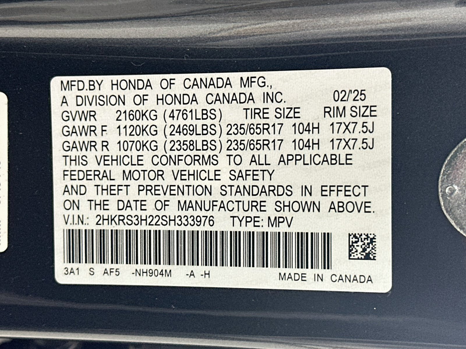 Used 2025 Honda CR-V LX image 29