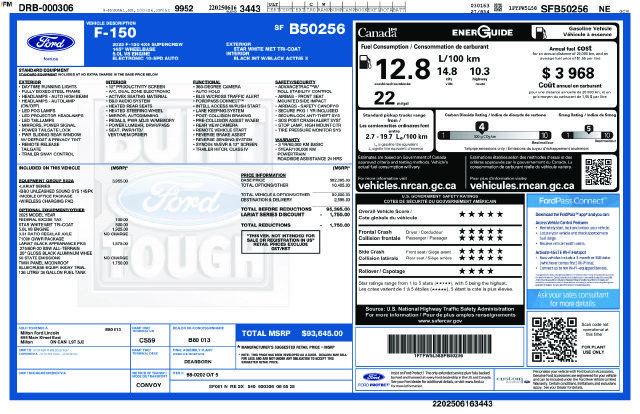 Used 2025 Ford F150 Lariat w/ Equipment Group 502A High AWD/4WD image 34