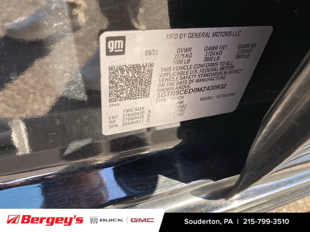 Used 2021 GMC Sierra 1500 Elevation w/ X31 Off-Road Package AWD/4WD image 36
