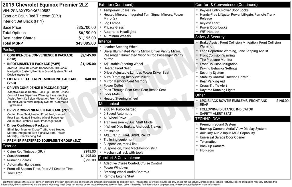 Used 2019 Chevrolet Equinox Premier image 41