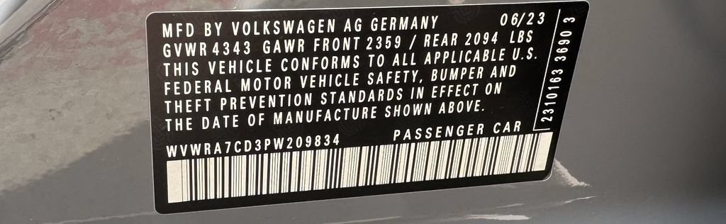 Used 2023 Volkswagen GTI SE FWD image 30