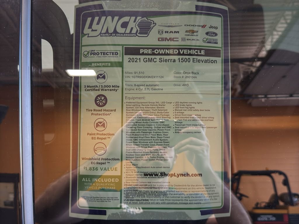Used 2021 GMC Sierra 1500 Elevation image 39