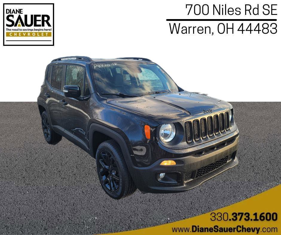Used 2018 Jeep Renegade Altitude w/ UConnect 8.4 Nav Group AWD/4WD image 1