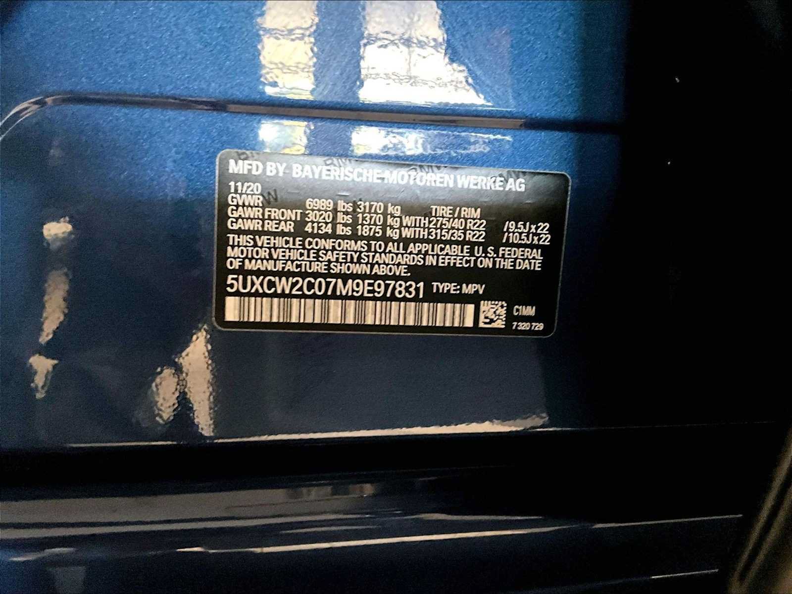 Used 2021 BMW X7 xDrive40i w/ M Sport Package AWD/4WD image 37