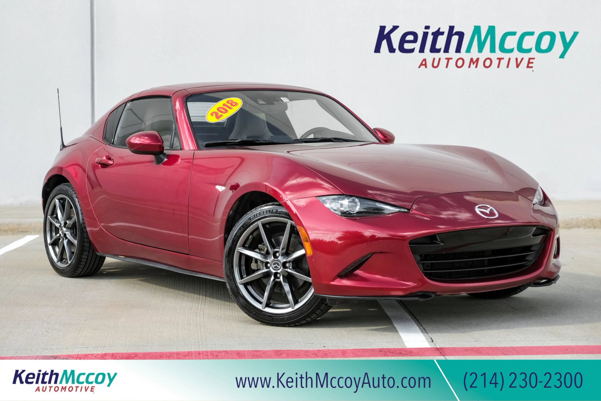 Used 2018 MAZDA MX-5 Miata RF Grand Touring RWD image 1