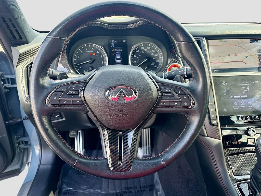Used 2022 INFINITI Q50 Red Sport 400 w/ Carbon Fiber Package image 11