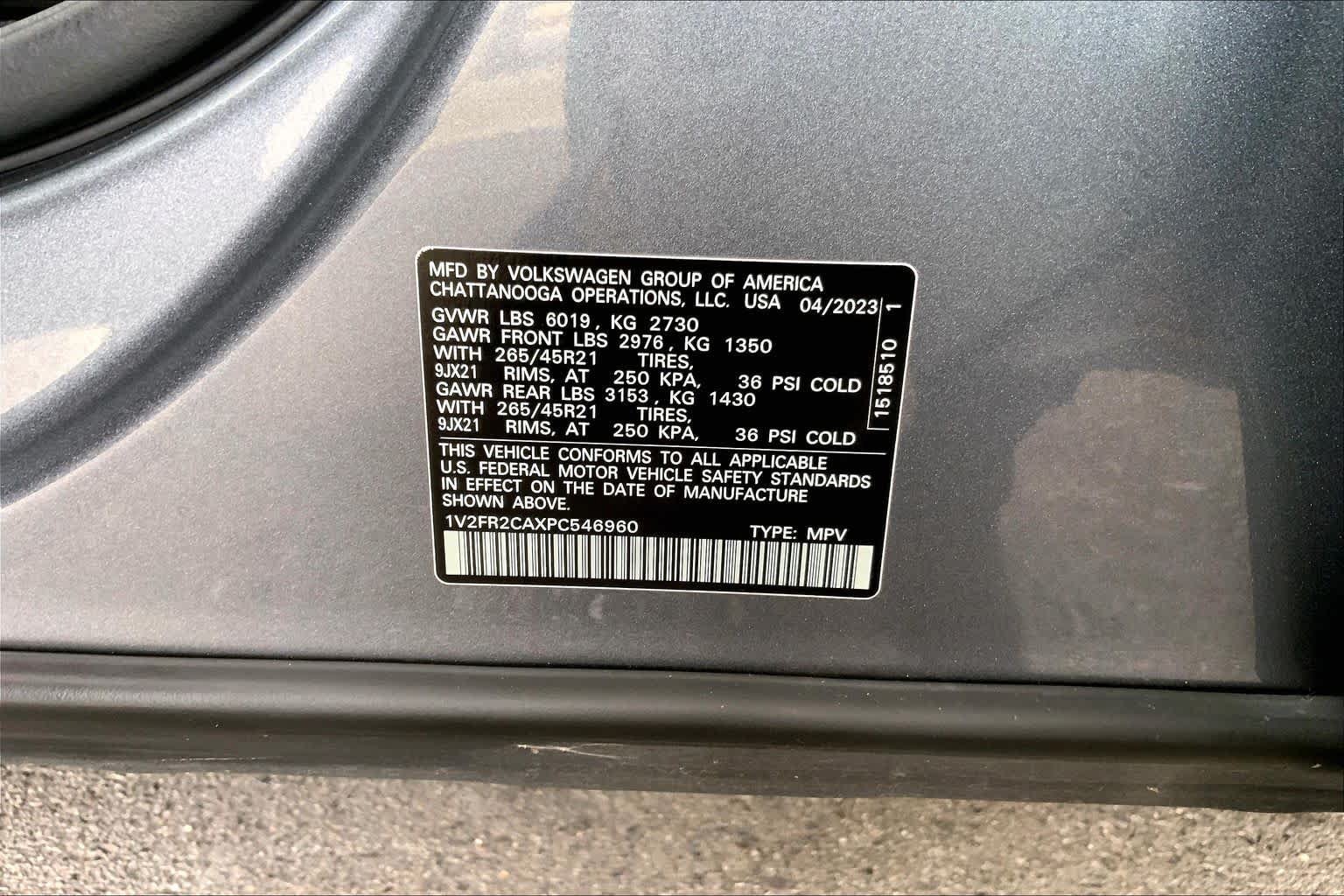 Used 2023 Volkswagen Atlas SEL Premium AWD/4WD image 34