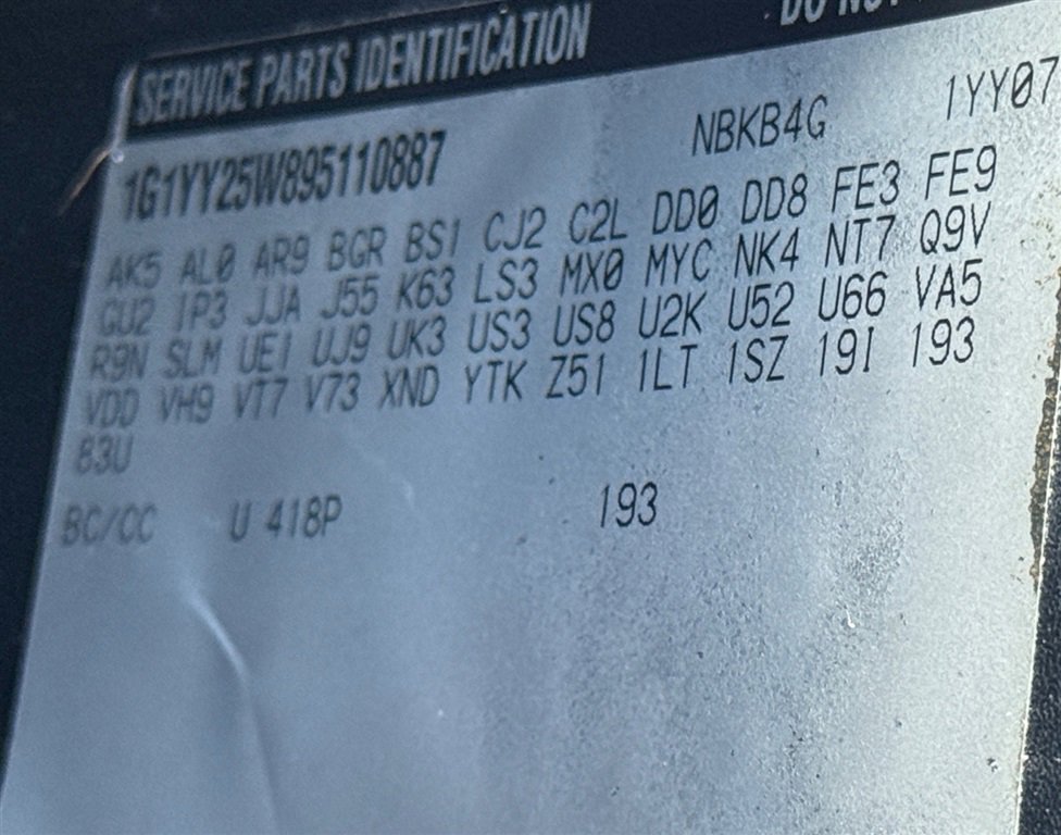 Used 2009 Chevrolet Corvette Coupe w/ Z51 Performance Package image 47