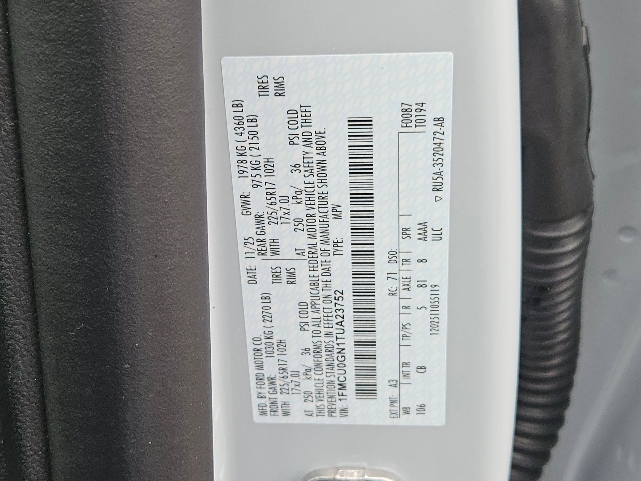 New 2026 Ford Escape Active w/ Tech Pack #1 image 14