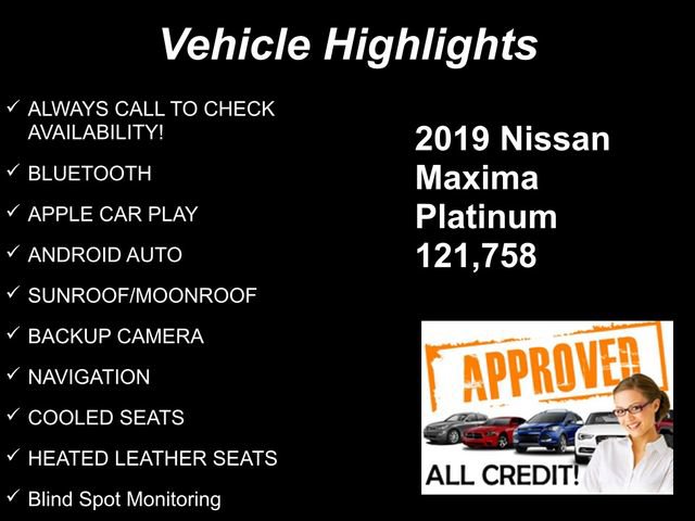 Used 2019 Nissan Maxima Platinum w/ Reserve Package image 9