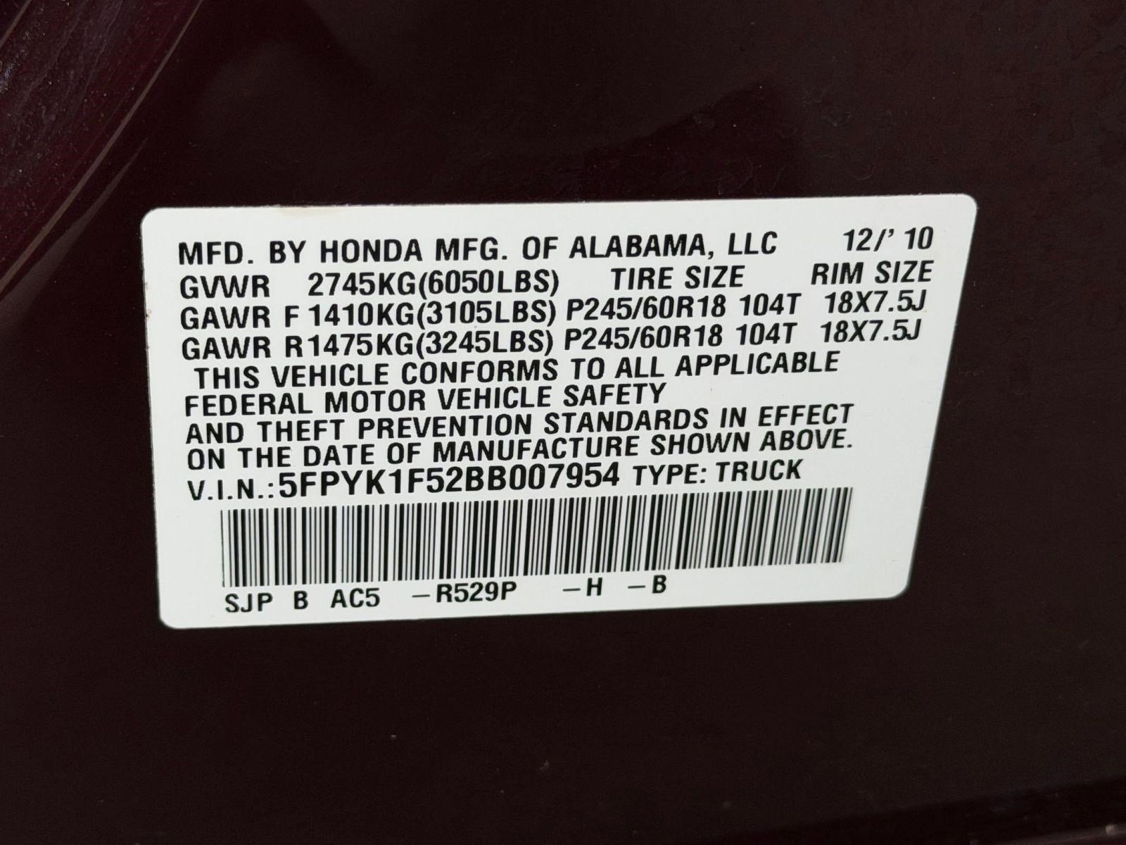 Used 2011 Honda Ridgeline RTL image 20