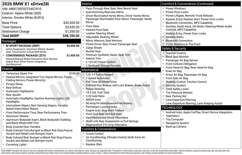 Used 2026 BMW X1 xDrive28i image 2