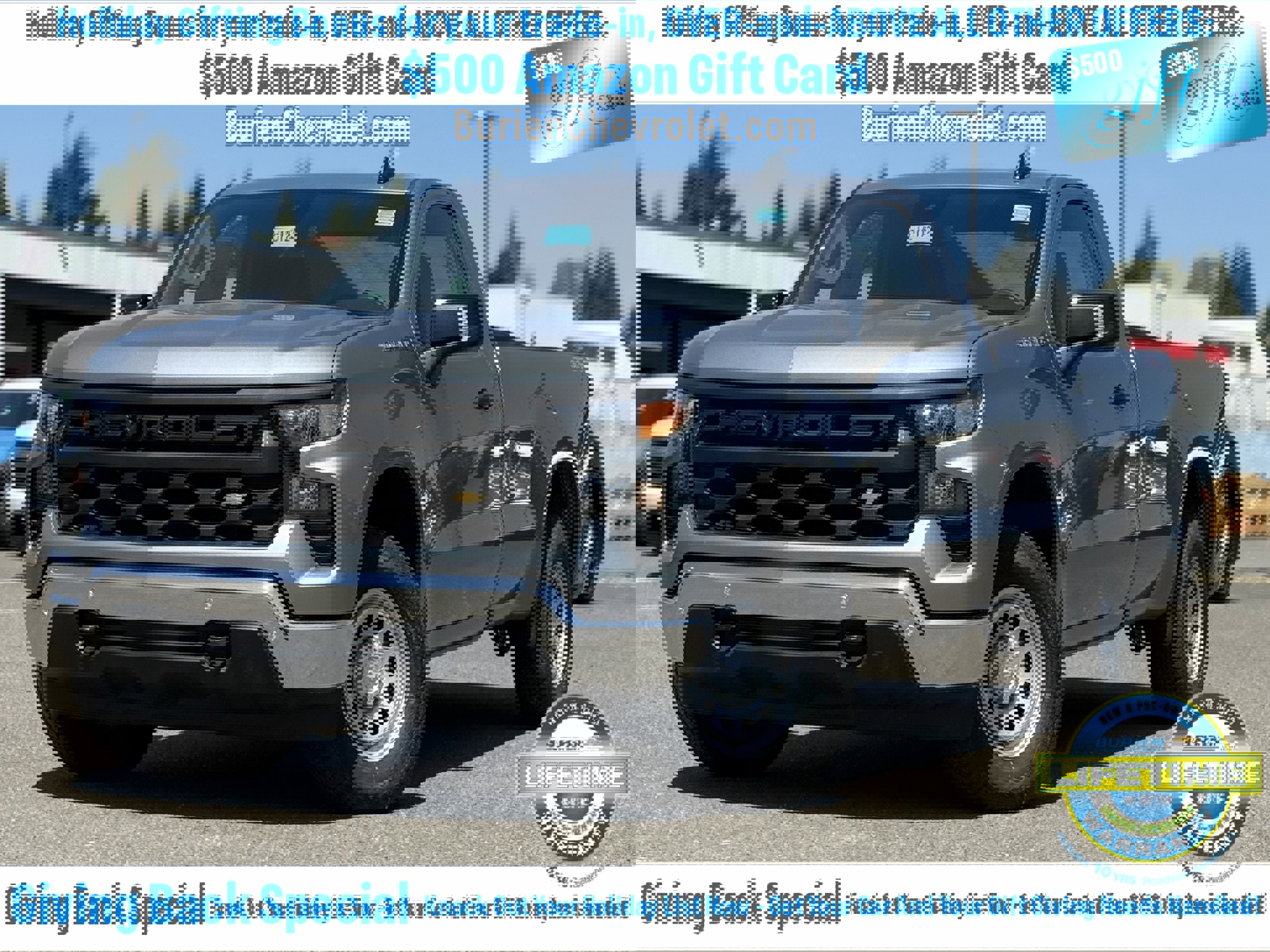 New 2025 Chevrolet Silverado 1500 W/T w/ WT Safety Package