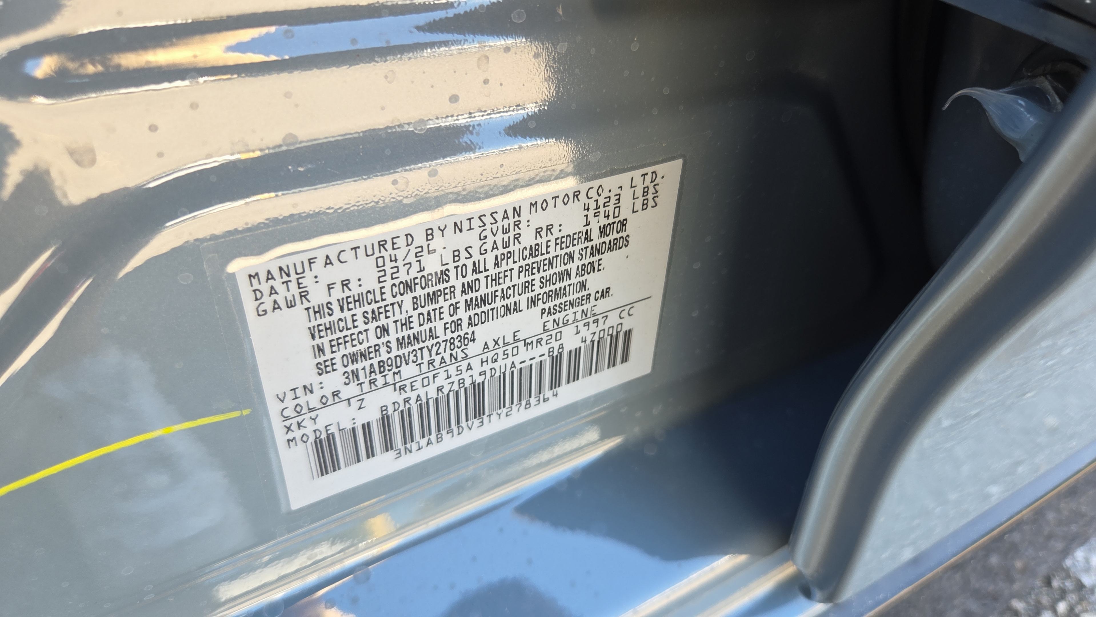 New 2026 Nissan Sentra SR w/ Floor Mat Package FWD image 33
