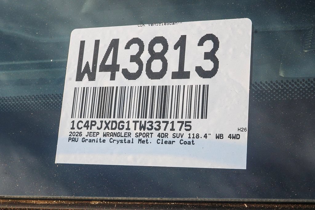 New 2026 Jeep Wrangler Unlimited Sport AWD/4WD image 29