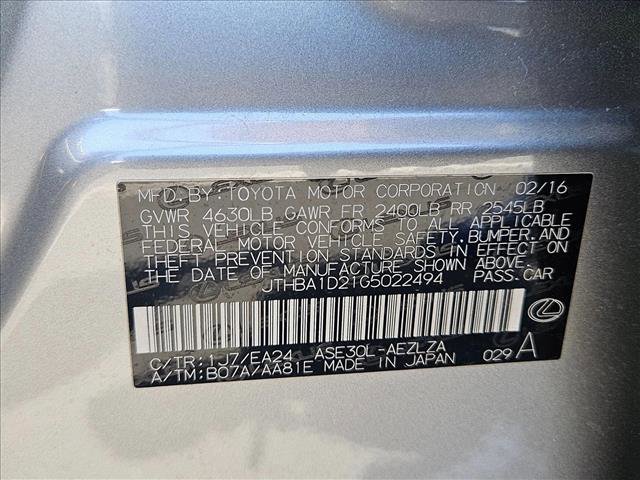 Used 2016 Lexus IS 200t w/ Navigation System Package RWD image 24