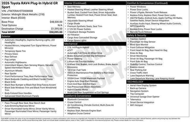 New 2026 Toyota RAV4 AWD Plug-in Hybrid image 4