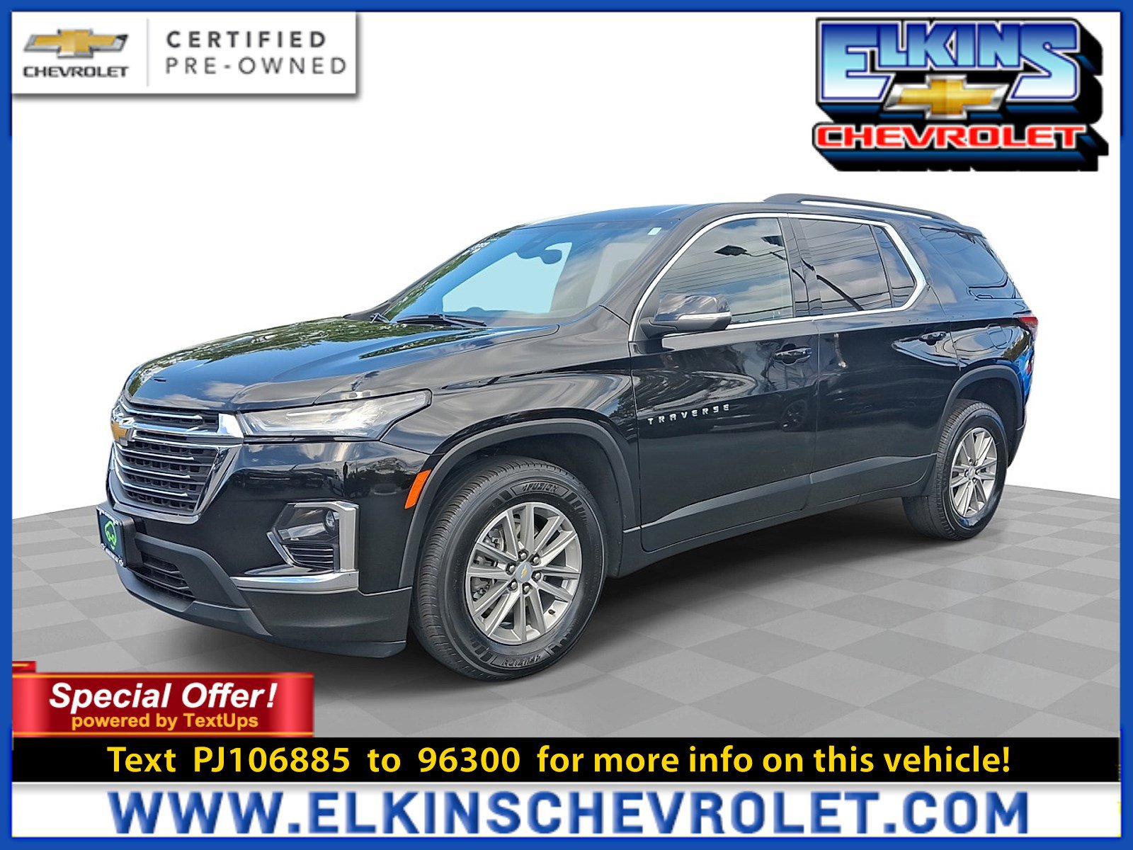 Certified 2023 Chevrolet Traverse LT image 1