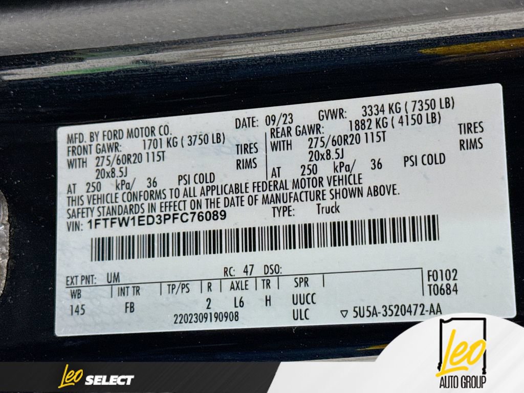 Used 2023 Ford F150 XLT w/ Equipment Group 302A High AWD/4WD image 35