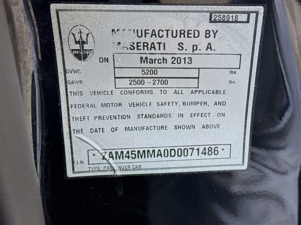 Used 2013 Maserati GranTurismo Convertible RWD image 38