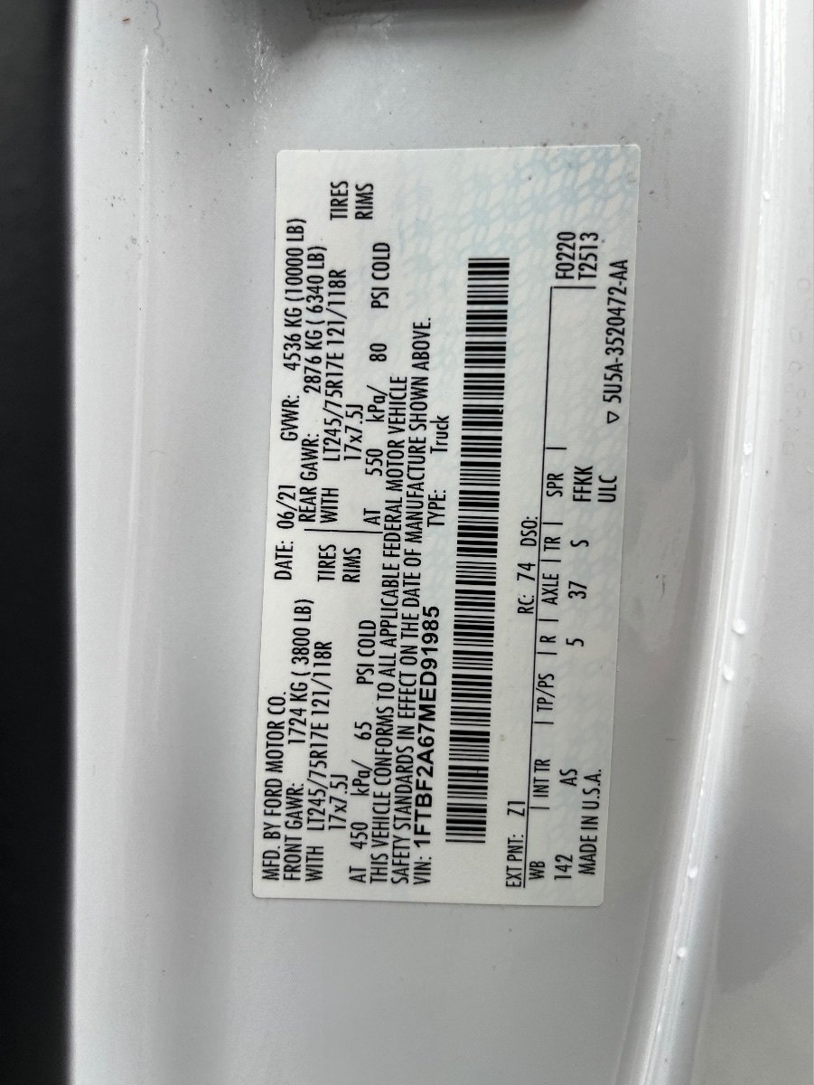 Used 2021 Ford F250 XL w/ Power Equipment Group RWD image 28
