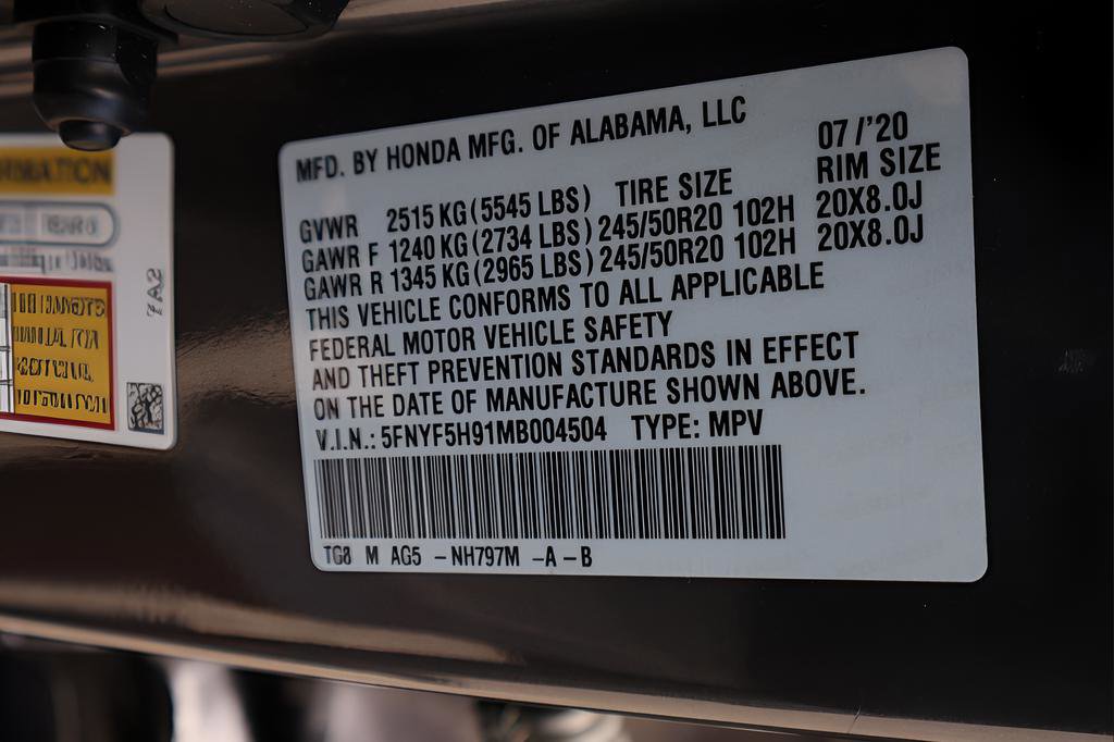 Used 2021 Honda Pilot Touring image 35