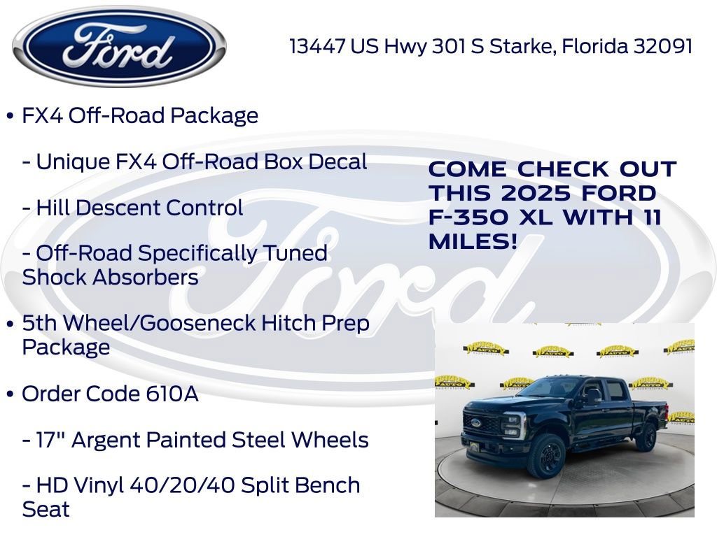 New 2025 Ford F350 XL w/ STX Appearance Package image 20