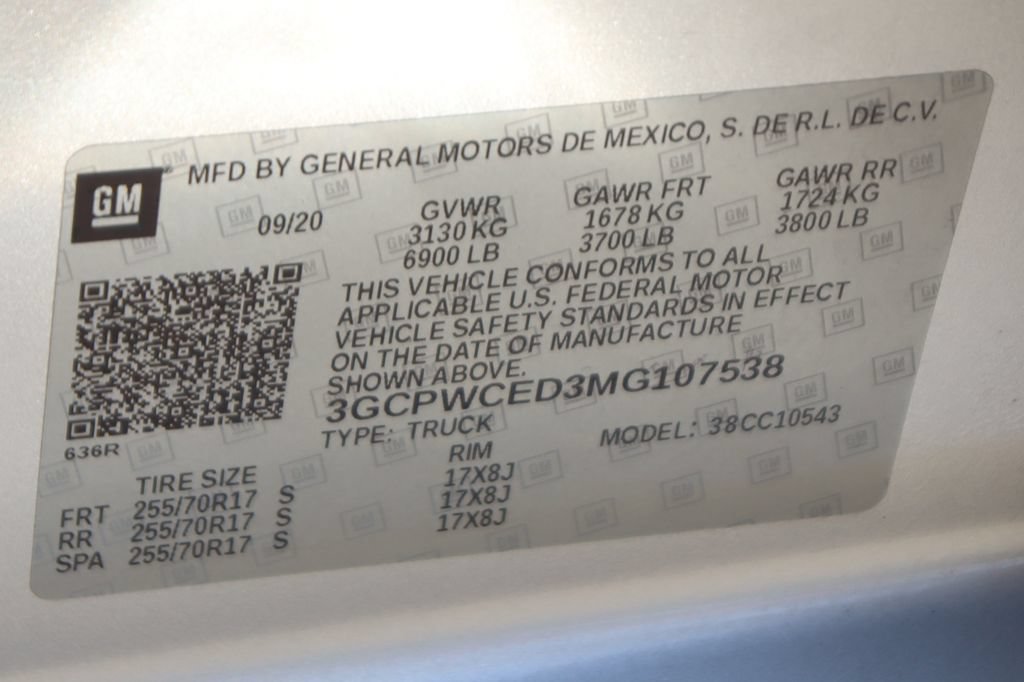 Used 2021 Chevrolet Silverado 1500 LT w/ LPO, Liner Protection Package RWD image 47