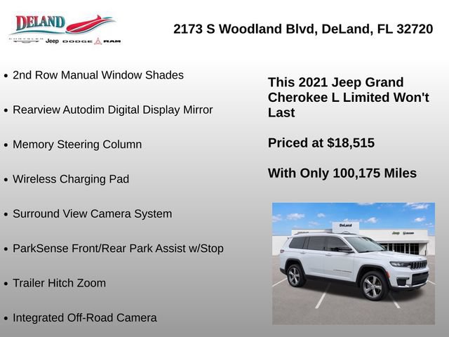 Used 2021 Jeep Grand Cherokee L Limited w/ Luxury Tech Group II AWD/4WD image 44
