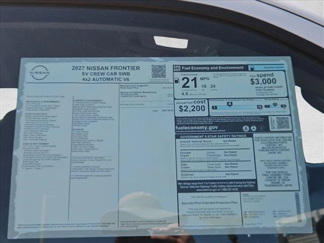 New 2027 Nissan Frontier SV RWD image 17