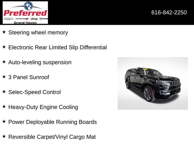 Used 2024 Jeep Wagoneer L Series III w/ Premium Group I image 33