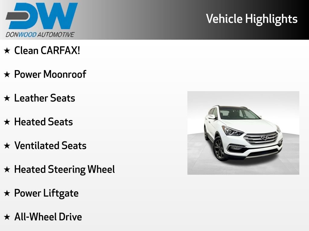 Used 2018 Hyundai Santa Fe Sport w/ 2.0T Ultimate Tech Package 05 AWD/4WD image 6