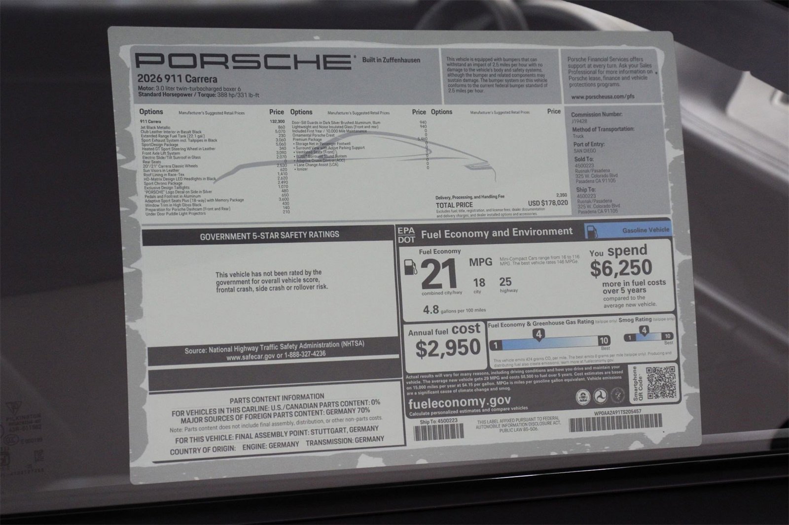 New 2026 Porsche 911 Carrera image 25