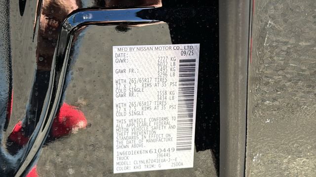 New 2026 Nissan Frontier SV w/ Tow Package image 30