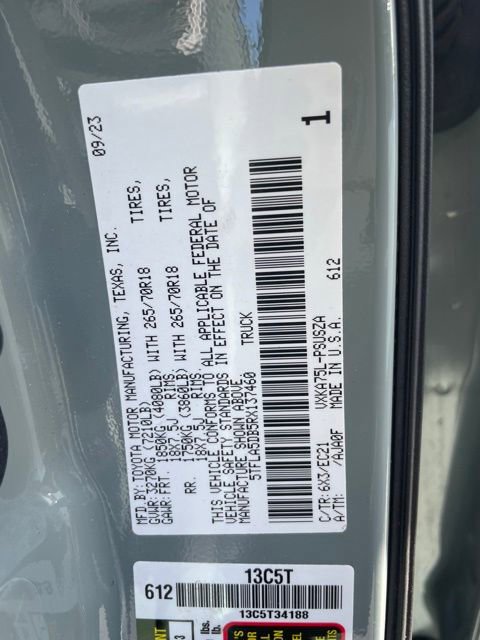 Used 2024 Toyota Tundra SR5 w/ Advanced Technology Package AWD/4WD image 24