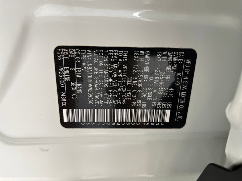 Used 2021 Nissan Rogue SV image 30