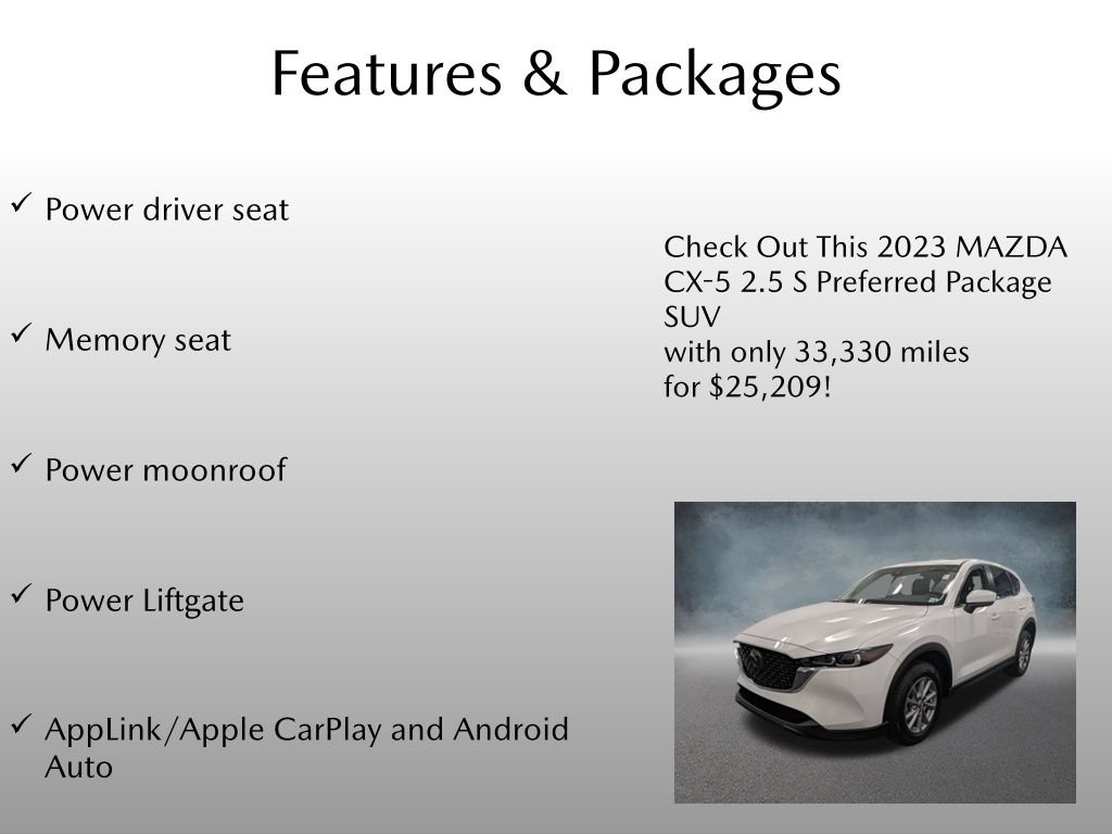 Certified 2023 MAZDA CX-5 AWD 2.5 S image 4
