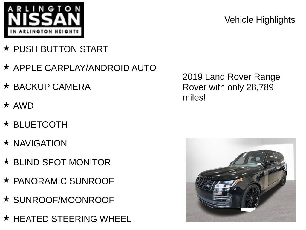 Used 2019 Land Rover Range Rover Autobiography AWD/4WD image 7