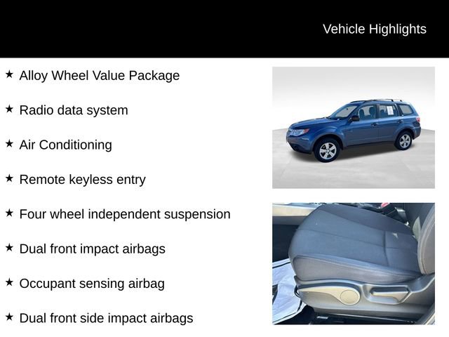 Used 2012 Subaru Forester 2.5X w/ Alloy Wheel Pkg image 7