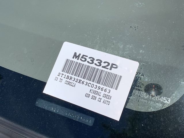 Used 2003 Toyota Corolla CE FWD image 33