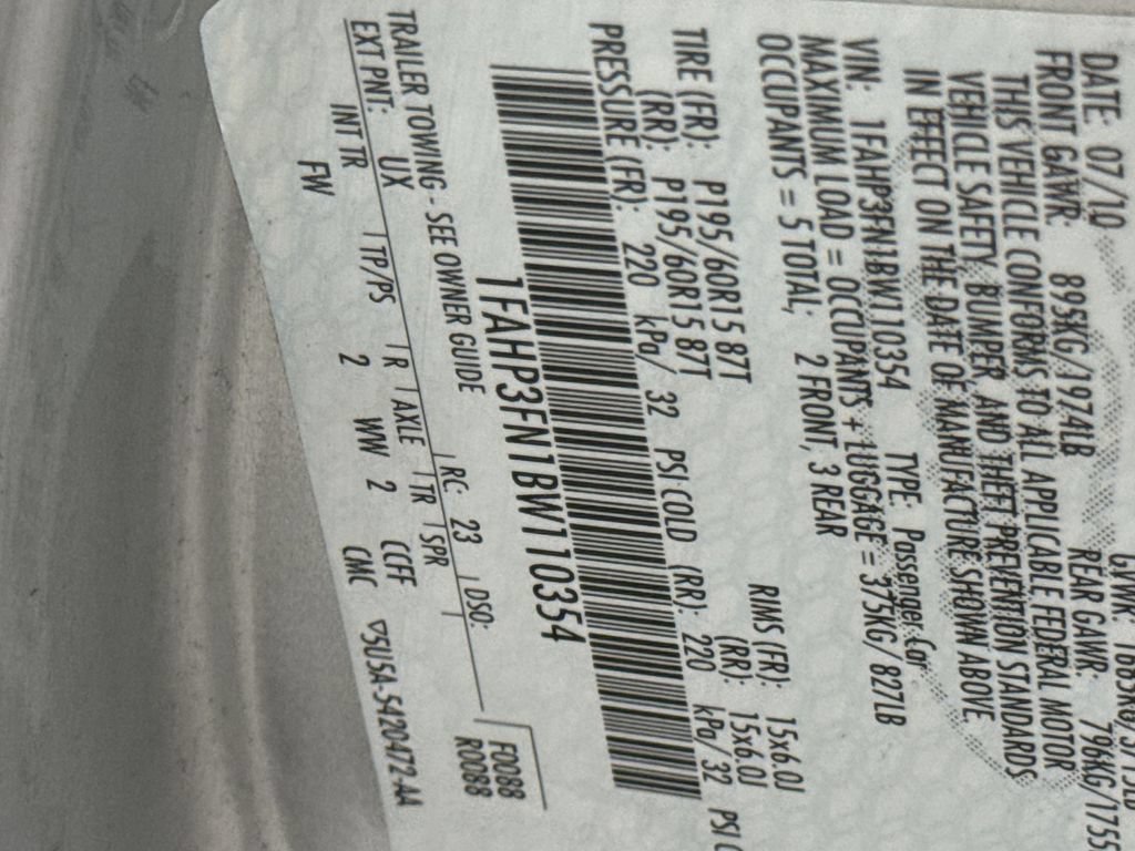Used 2011 Ford Focus SE w/ 201A Rapid Spec Order Code FWD image 26