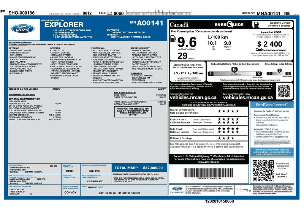 Used 2021 Ford Explorer Limited image 3