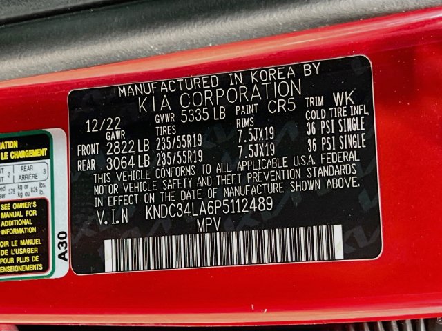 Certified 2023 Kia EV6 Wind w/ Wind Technology Package RWD image 32
