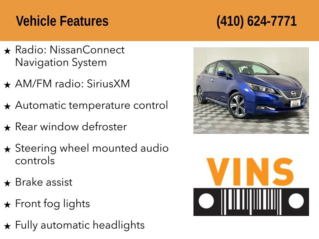 Used 2019 Nissan Leaf SV FWD image 5