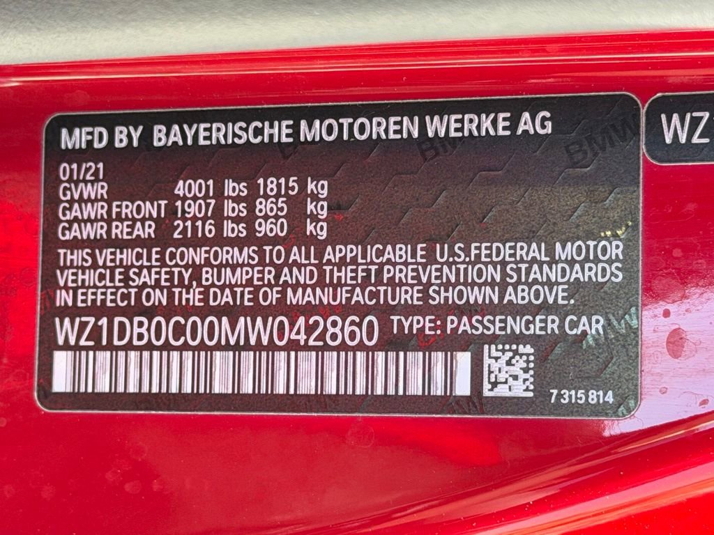 Used 2021 Toyota Supra Premium w/ Driver Assist Package RWD image 25