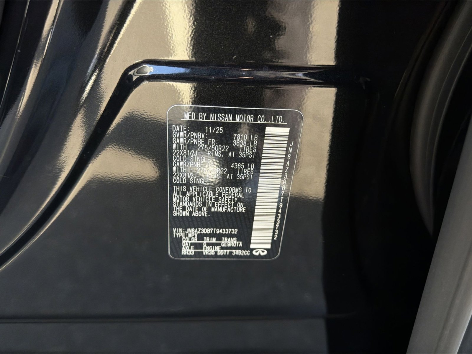 Used 2026 INFINITI QX80 4WD w/ Sport Exterior Package image 30