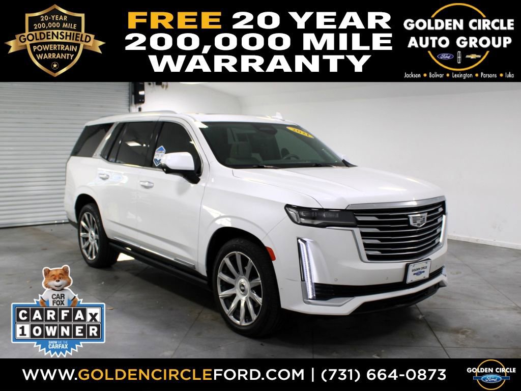 Used 2021 Cadillac Escalade Premium Luxury Platinum w/ Heavy-Duty Trailer Package image 1
